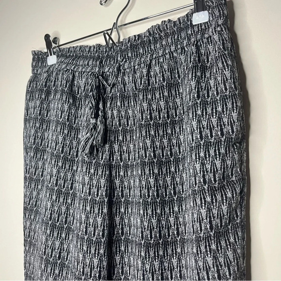 JOIE 100% Silk Jourdana Printed Beachy Boho Flowy Tassel Tie Joggers - Picture 3 of 11